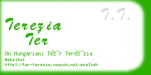 terezia ter business card